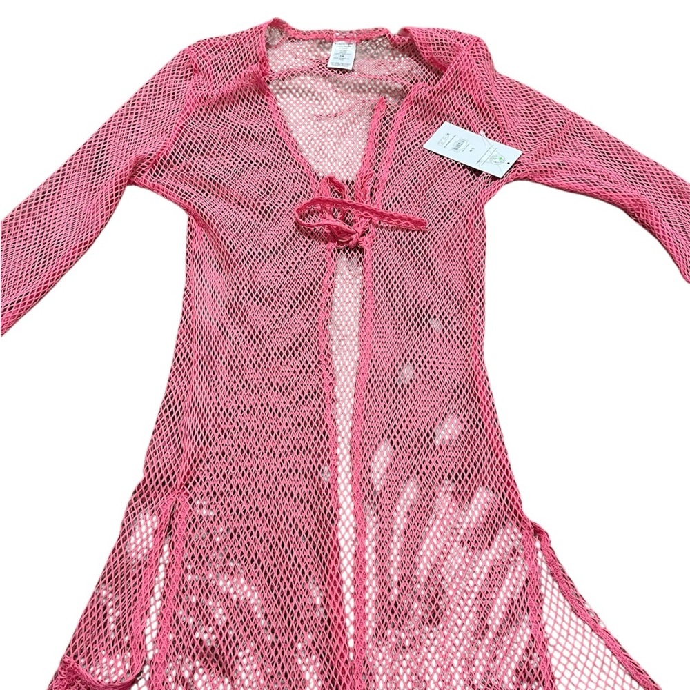 No Boundaries Women’s Hot Pink Mesh Layering